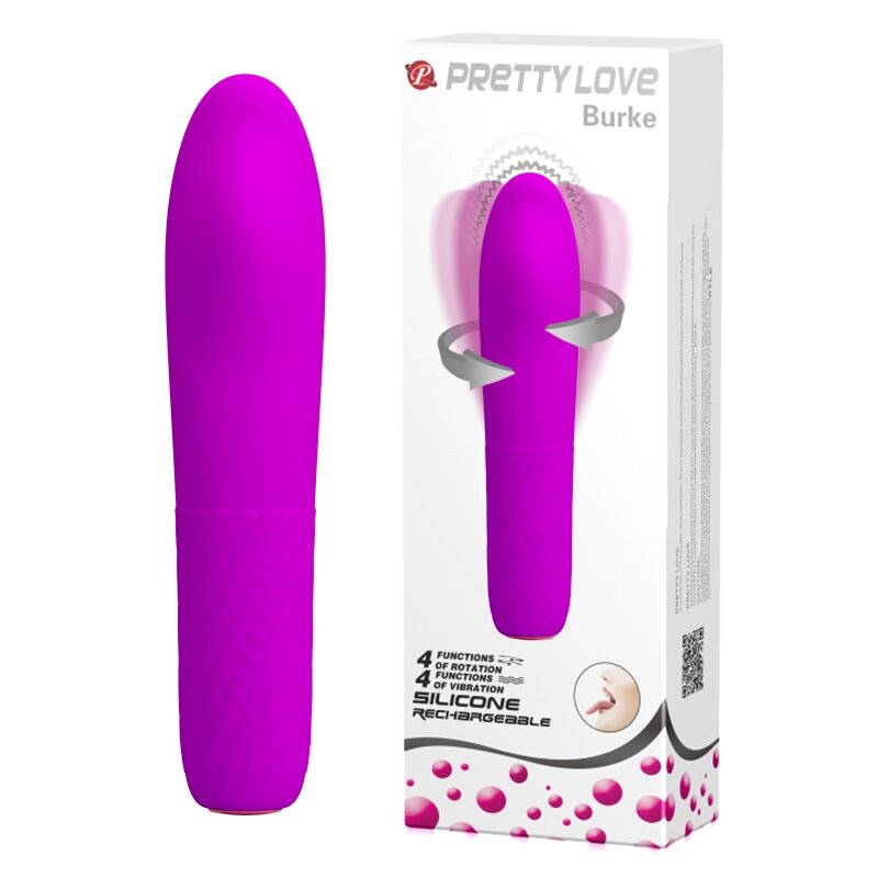 Vibro -massager з функцією обертання PRETTY LOVE - BURKE, BI-014584X від компанії Інтернет магазин Персик - фото 1