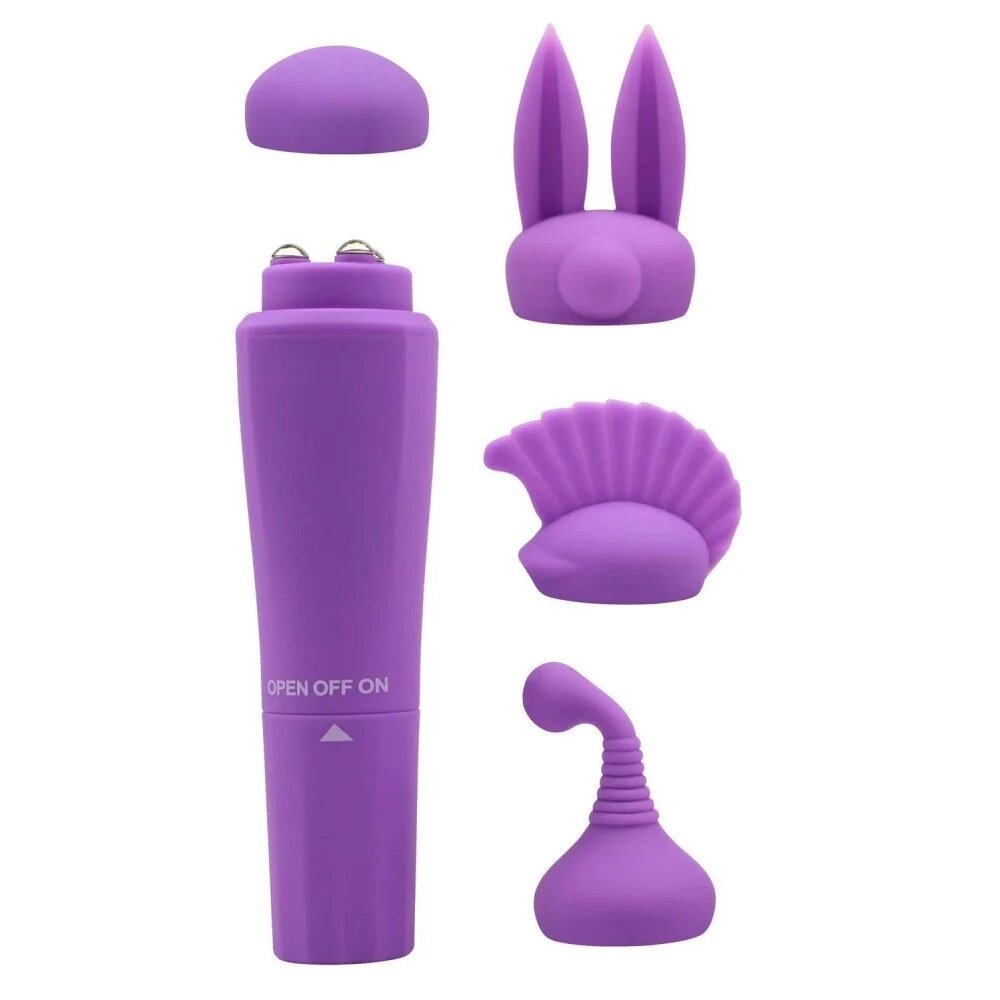 Vibro стимулятор + 4 nozza chisa солодкий фіолетовий від компанії Інтернет магазин Персик - фото 1