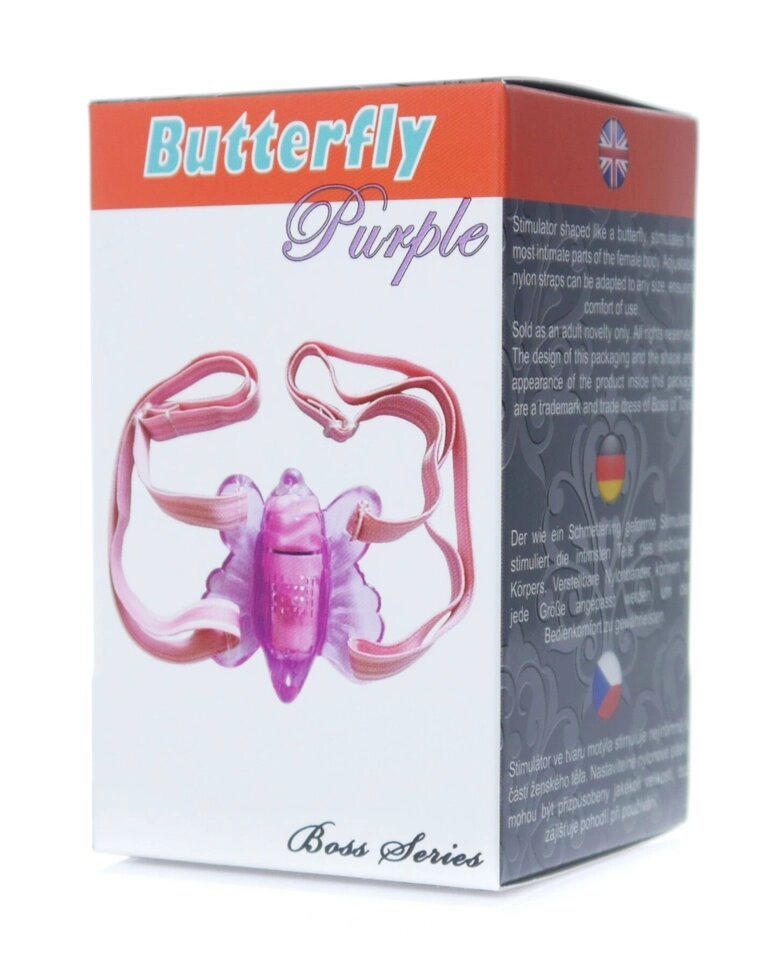 Вібро-стимулятор метелик Butterfly Purple від компанії Інтернет магазин Персик - фото 1
