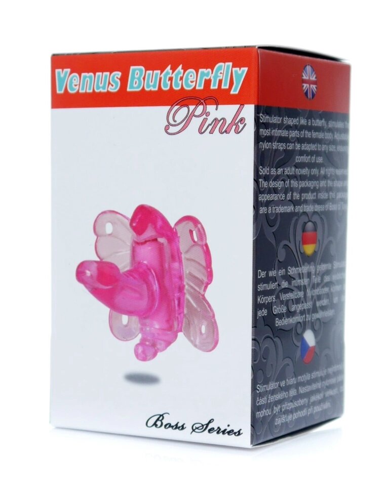 Вібро-стимулятор метелик Venus Butterfly Pink, BS6700054 від компанії Інтернет магазин Персик - фото 1