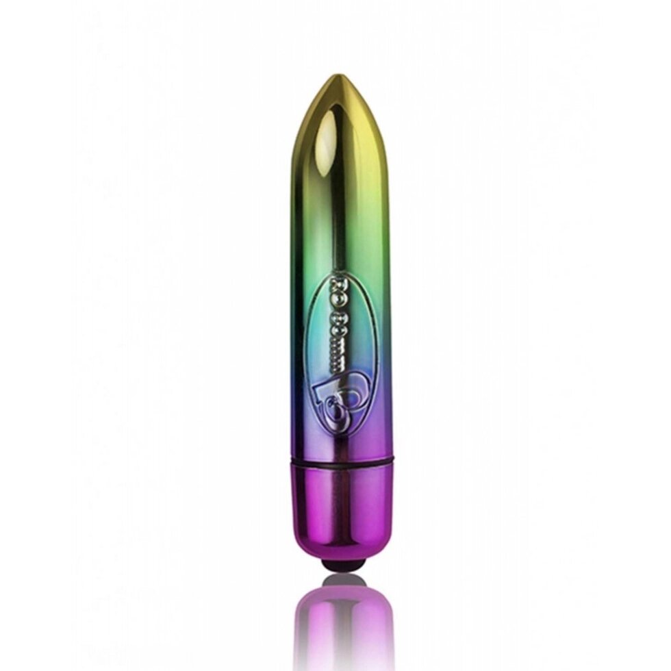 Vibropulus Rocks-Off 7 Швидкість RO-80MM Rainbow Bullet Vibrator 8x1.6 см від компанії Інтернет магазин Персик - фото 1