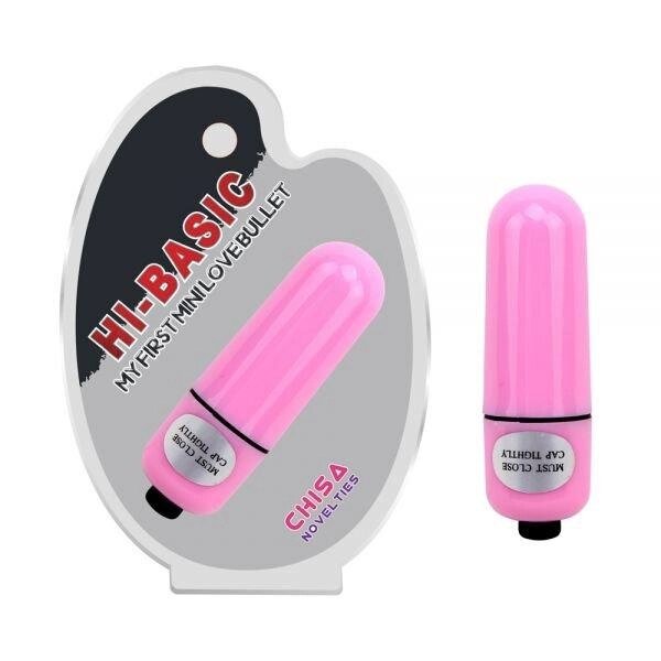 Вібропуля HI-BASIC Mini Love Bullet-Pink від компанії Інтернет магазин Персик - фото 1