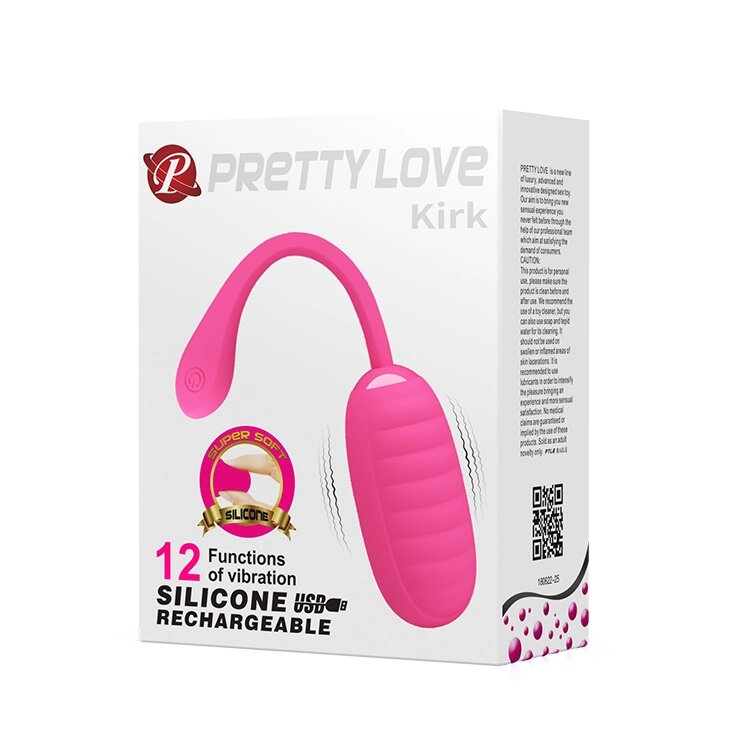 Вібропуля KIRK (рожевий) від компанії Інтернет магазин Персик - фото 1