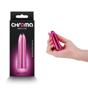 Вібропуля NS Novelties Chroma Petite, рожевий, що перезаряджається