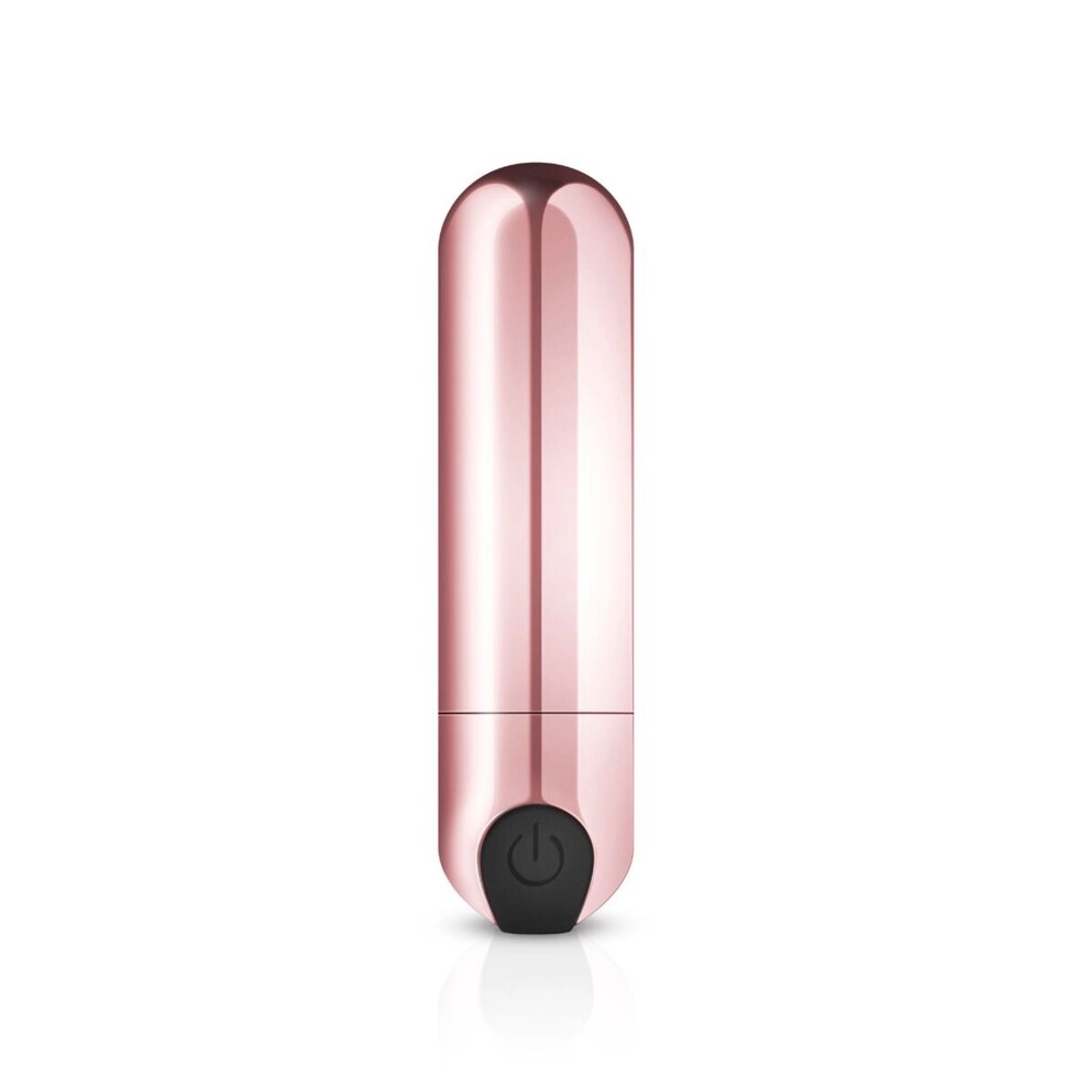 Вібропуля Rosy Gold - Nouveau Bullet Vibrator, що перезаряджається від компанії Інтернет магазин Персик - фото 1
