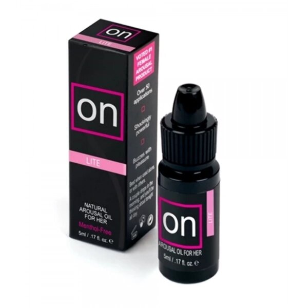 Вібруючий масло для жінок ON Natural Arousal Oil Lite, 5 мл від компанії Інтернет магазин Персик - фото 1