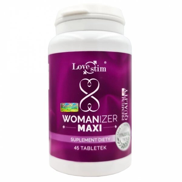Захоплюючі таблетки для жінок LSTIM Womanizer Maxi 45 PCS від компанії Інтернет магазин Персик - фото 1