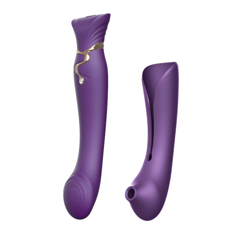 Zalo Vibrator - королева сутінки фіолетовий від компанії Інтернет магазин Персик - фото 1