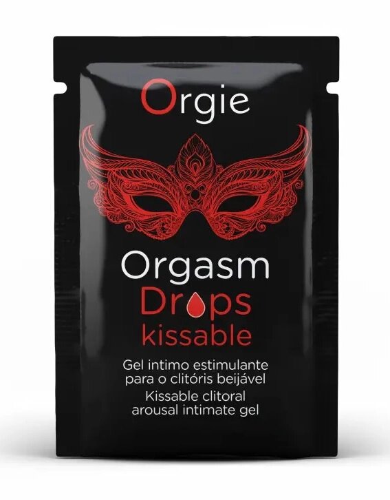 Збудливі краплі для клітора, Orgie Orgasm Drops Kissable, 2ml від компанії Інтернет магазин Персик - фото 1