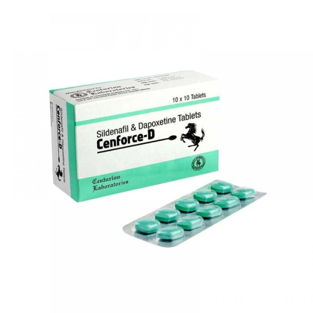 Збудливі таблетки для чоловіків Cenforce-D, (ціна за 1 пластину, 10 пігулок) від компанії Інтернет магазин Персик - фото 1