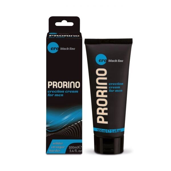 Збудливий крем для чоловіків ERO PRORINO Black Line Erection Cream, 100 мл від компанії Інтернет магазин Персик - фото 1