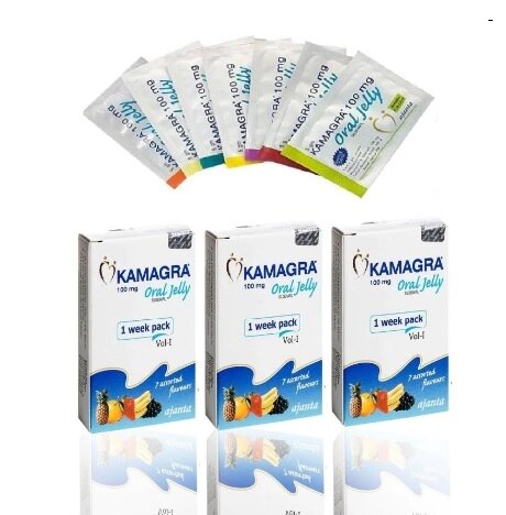 Збудник Камагра желе Kamagra Oral Jelly (7пак / уп) від компанії Інтернет магазин Персик - фото 1