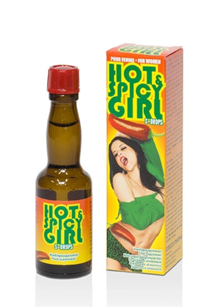 Збуджуючі краплі для жінок Hot Spicy Girl (20 ml) від компанії Інтернет магазин Персик - фото 1