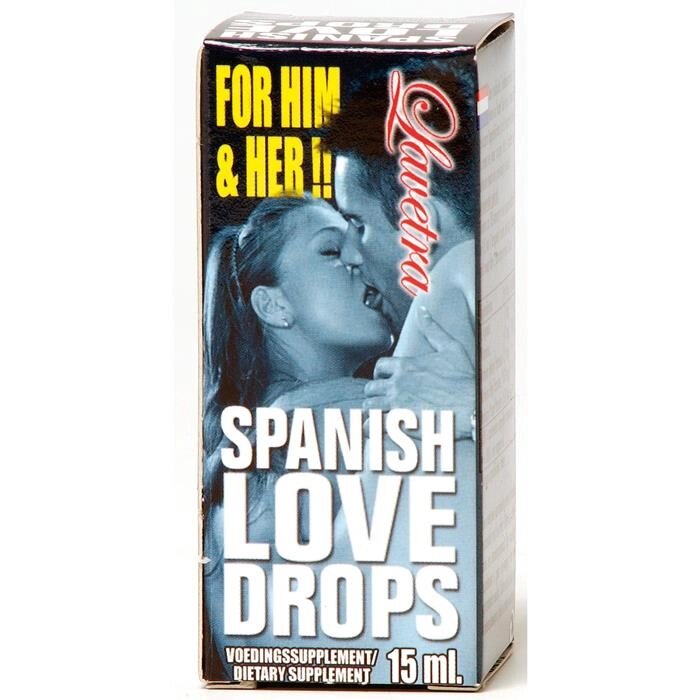 Збуджуючі краплі для жінок SPANISH LOVE DROPS LAVETRA (15 ml) від компанії Інтернет магазин Персик - фото 1