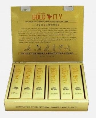 Збуджуючі краплі "Gold Fly" від компанії Інтернет магазин Персик - фото 1
