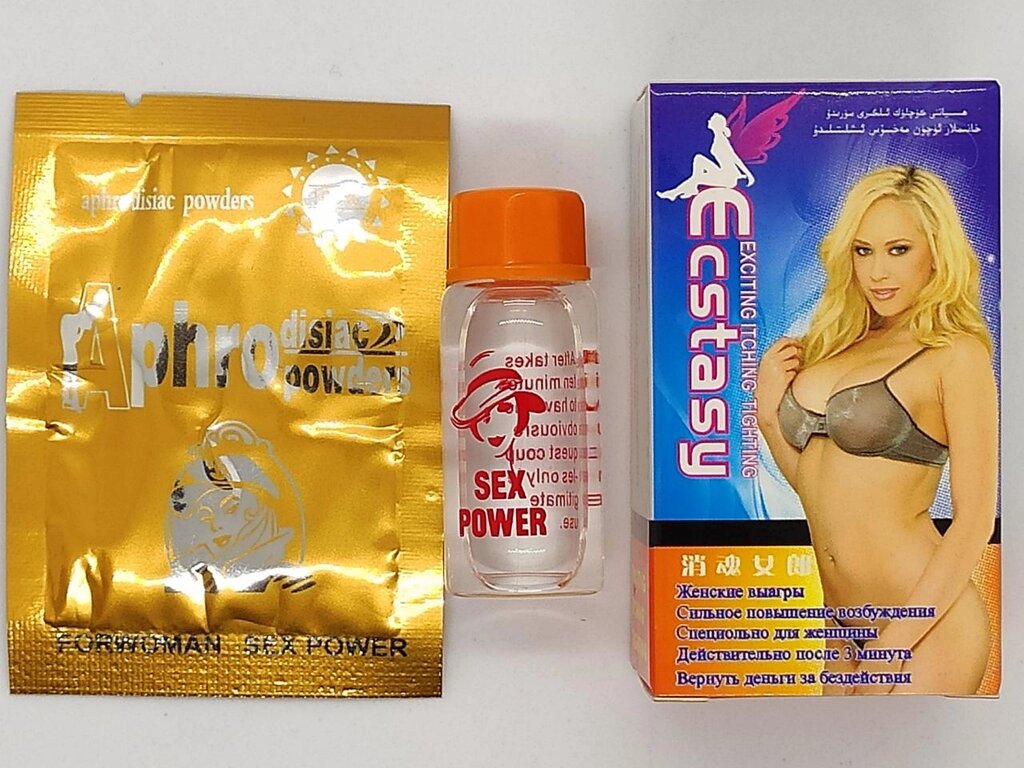 Жіночі краплі Екстаз і возбуждаюіщій порошок Ecstasy від компанії Інтернет магазин Персик - фото 1