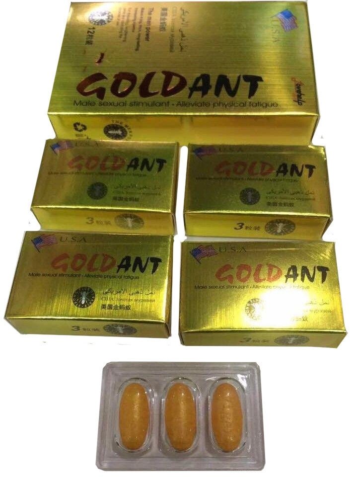 Золотий мураха для потенції Golden Ant (12 таблеток) від компанії Інтернет магазин Персик - фото 1