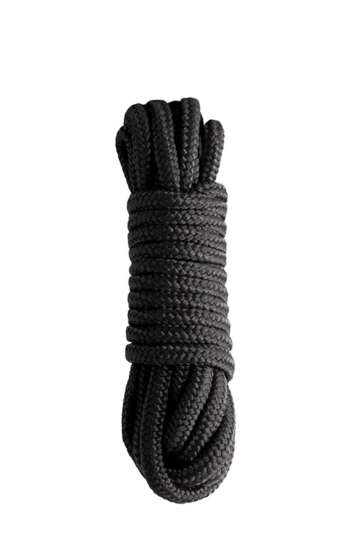 Зв'язування мотузки ns novelties гріховна нейлонова мотузка 25 футів чорний від компанії Інтернет магазин Персик - фото 1