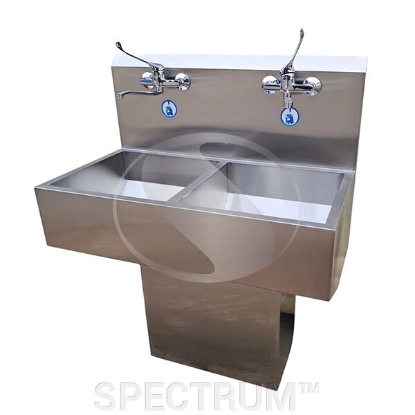 Умивальник xірургічний на дві раковини з тумбою від компанії SPECTRUM™ - фото 1