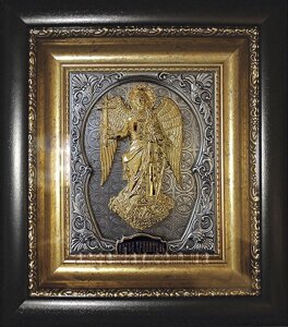 Ікона "Ангел Хранитель"18х20, позолота, сріблення, фігура №9)