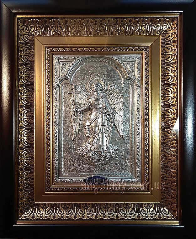 Ікона "Ангел Хранитель" (26х32, фігура в сріблі №11) від компанії День Ангела - фото 1