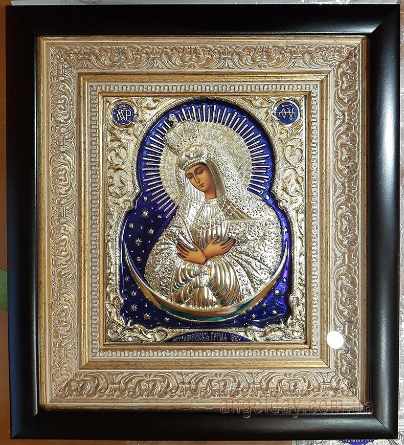 Ікона Богородиці "Остробрамська" (25х27, позолота) від компанії День Ангела - фото 1