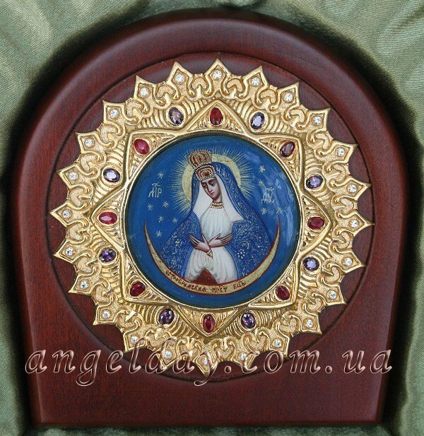 Ікона Богородиці "Остробрамська" (мініатюра) від компанії День Ангела - фото 1