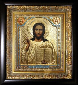 Ікона Ісуса Христа "Спаситель" (позолота, 25х27) в Києві от компании День Ангела