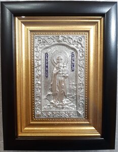 Ікона іменна "Свята княгиня Ольга" (сріблення, 14х17)