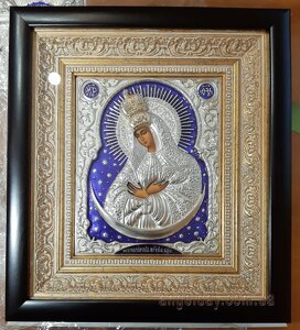 Ікона Богородиці "Остробрамська" (25х27, позолочена корона) в Києві от компании День Ангела