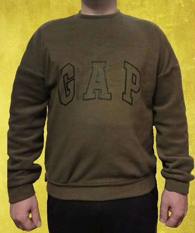 Флісовий светр великого розміру 10ХЛ від компанії Чоловічий одяг великих розмірів - фото 1