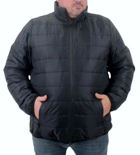 Куртка великого розміру чоловіча, чорна (221120201)