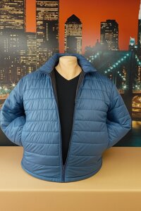 Куртка великого розміру 8хл (блакитного кольору)