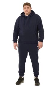 Чоловічий спортивний костюм великого розміру з капюшоном (7XL), тканина двонитка, без утеплення