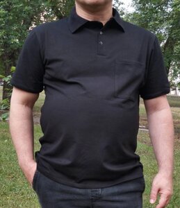 Чоловіча футболка-поло великого розміру. 7хл