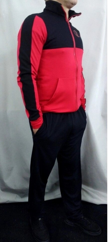 Спортивний чоловічий костюм 3хл розмір "RED" Бата від компанії Чоловічий одяг великих розмірів - фото 1