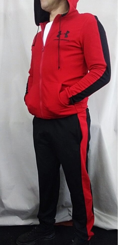 Спортивный костюм с капюшоном 4хл" Matador" Теплый мужской костюм ##от компании## Одежда больших размеров Sweik - ##фото## 1