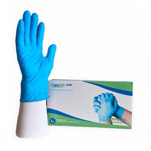 Обзор перчаток Нитрил Незащищенный Неопределенный уход 365 (светло-синий) - размер л