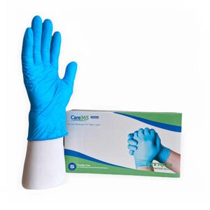 Обзор перчаток NITRILE не настраиваемый Neserile Care 365 (светло-синий) - размер S