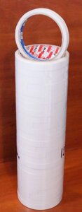 Скотч двосторонній білий на поліпропіленовій основі (канцелярський) 12мм*10м