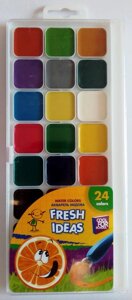 Фарби медові "Fresh ideas", 24 кольори