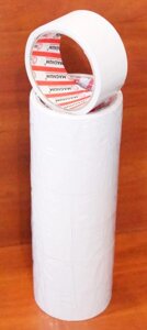 Скотч двосторонній білий на поліпропіленовій основі (канцелярський) 45мм*10м