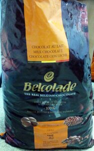 Молочний шоколад в дропсах Belcolade Lait Selection , 1 кг