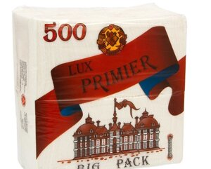 Салветка паперова барна LUX PRIMIER 500 шт, 10 уп