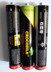 Герметик поліуретановий CROCODILE 310мл (картридж) чорний