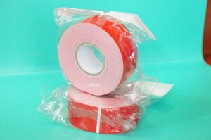 Скотч двосторонній на спіненої основі (біла піна на червоній підкладці) 30мм*4м