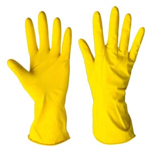 Рукавички господарські з довгим манжетом (жовті)