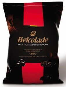 Чорний шоколад в дропсах Belcolade Noir Selection, 1 кг