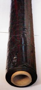 Стрейч-плівка чорна 2.00 кг (вага з втулкою) 250м*500мм*19мкм