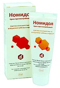 Номідол - крем від грибка для нігтів і стоп